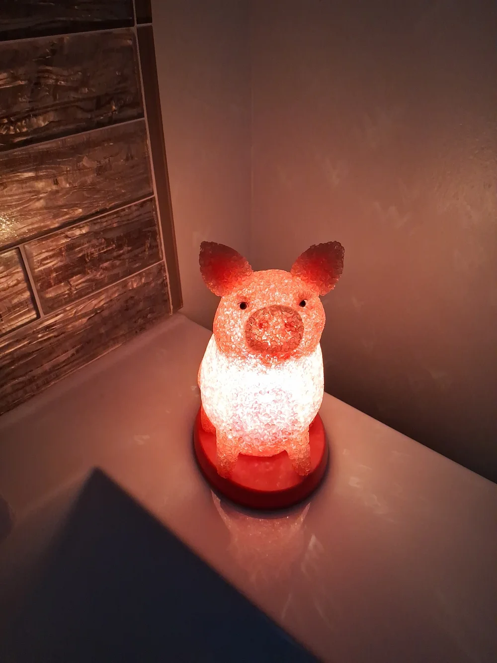 Pink Pig Home Accent Night Light - Decorative Pig Figurine